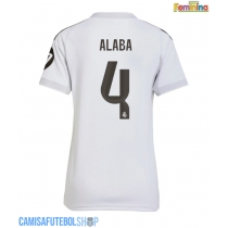 Camisa de time de futebol Real Madrid David Alaba #4 Replicas 1º Equipamento Feminina 2025-26 Manga Curta